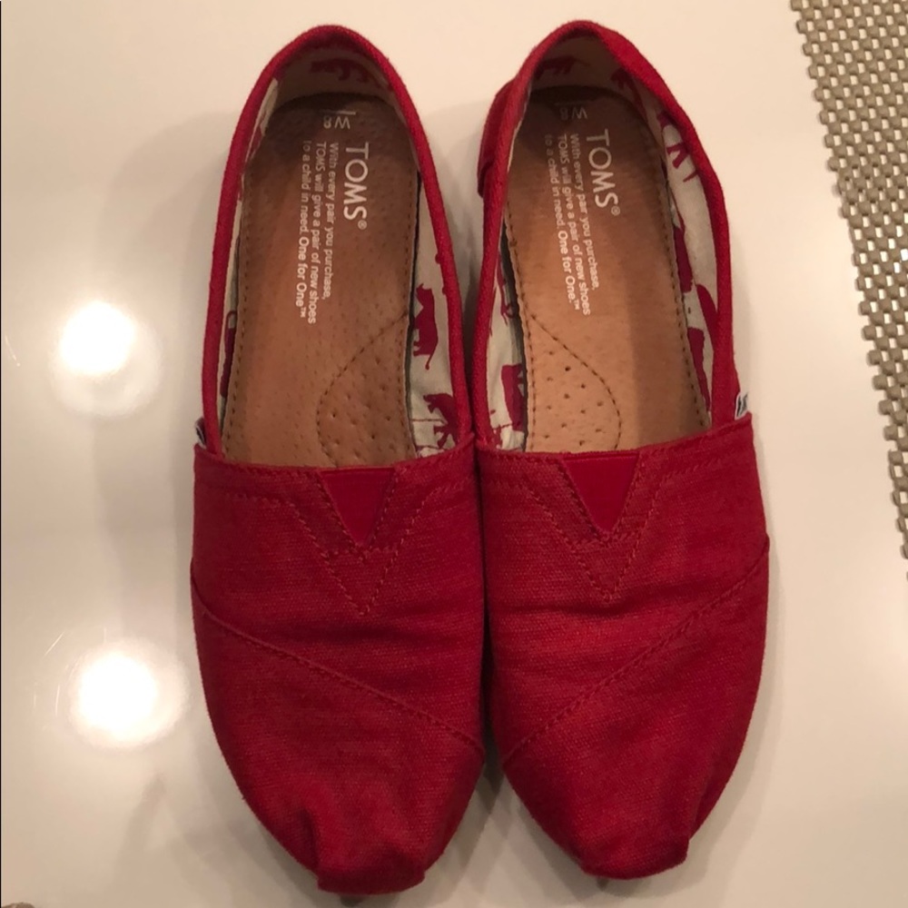 Red Tom shoes